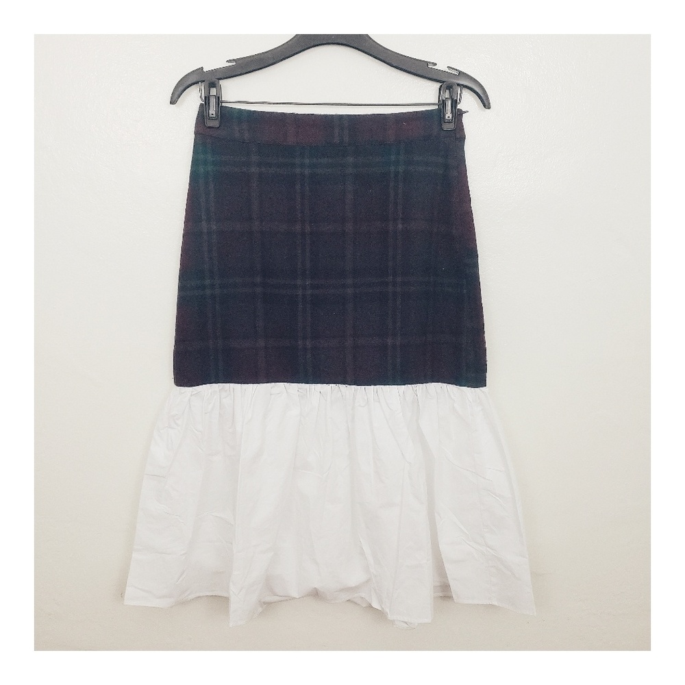 English Factory Plaid Skirt